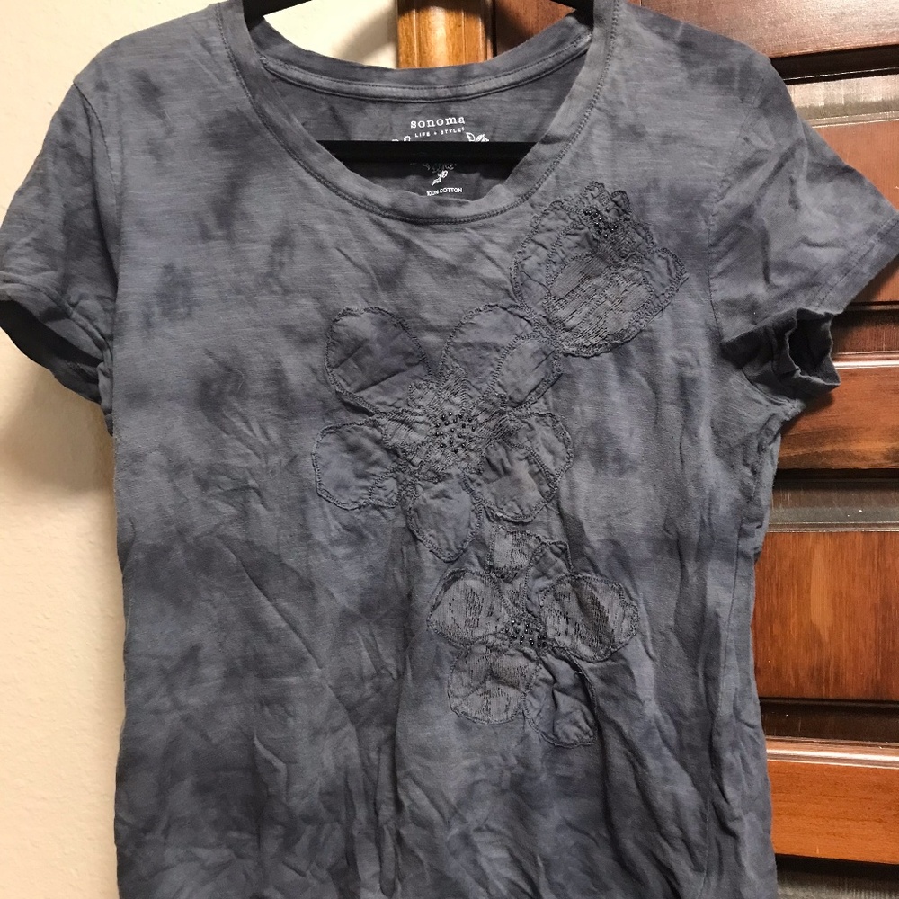 T-shirt with Pretty Bead Detail